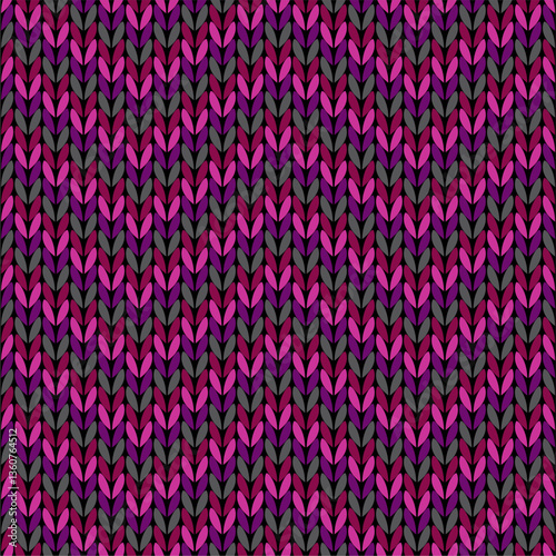 Knitted background pattern wallpaper knitting decorative print handmade textile knitting handiwork