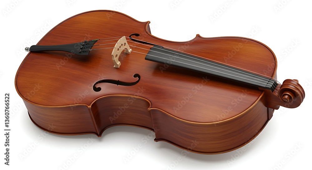 Obraz premium Double bass or string bass 