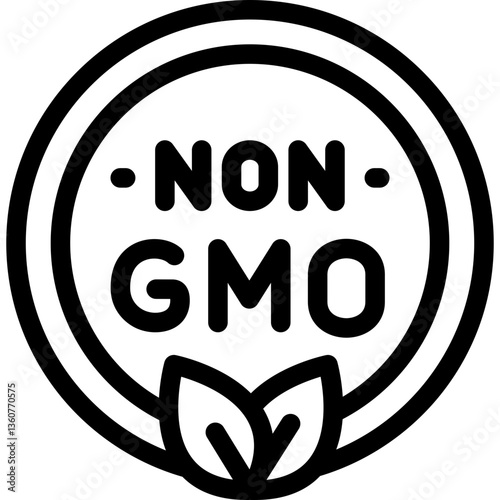 no gmo label icon