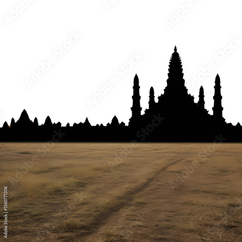 sunset in bagan
