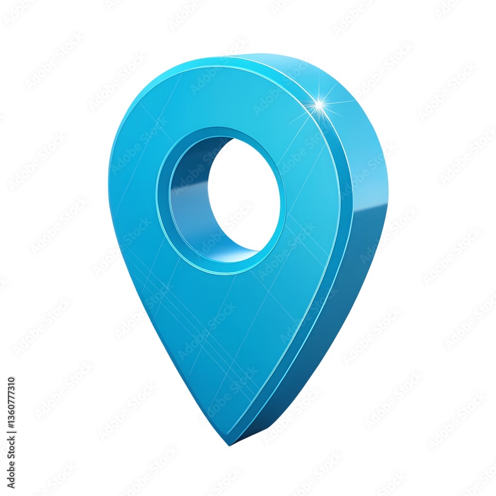 3d map pointer icon vector illustration 3d map pointer icon vector illustration