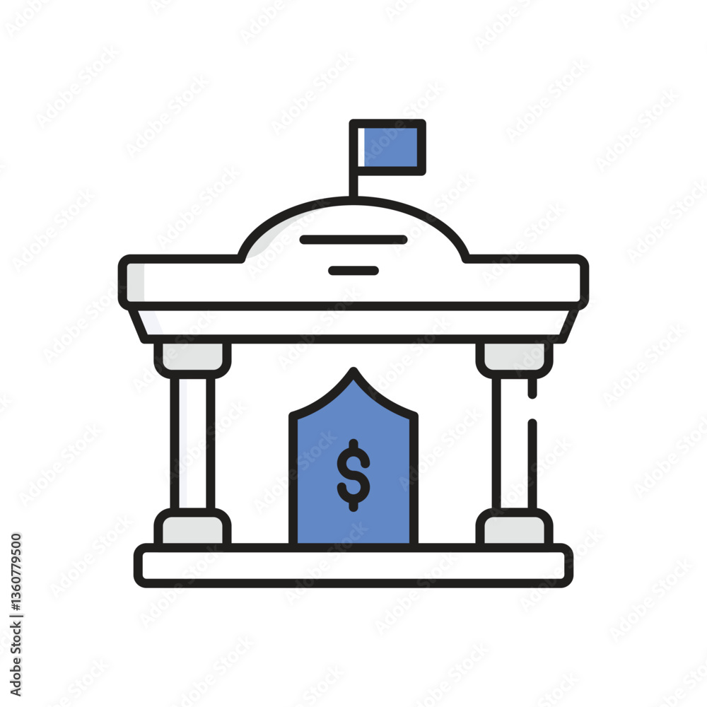 Bank Transfer Vector icon Bank Transfer Vector icon