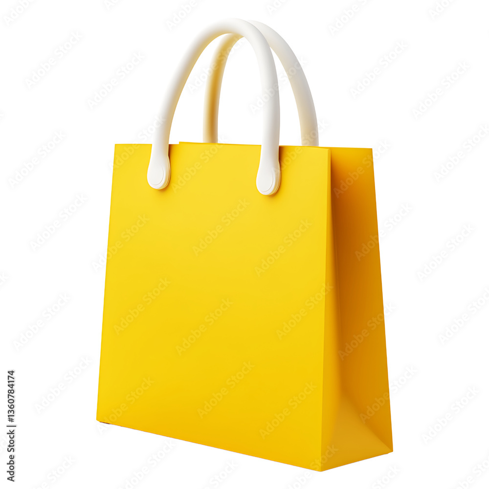 custom made wallpaper toronto digital3D icon of a shopping bag isolated on a transparent background