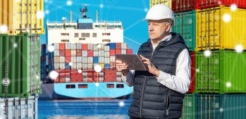Man from sea logistics comp...