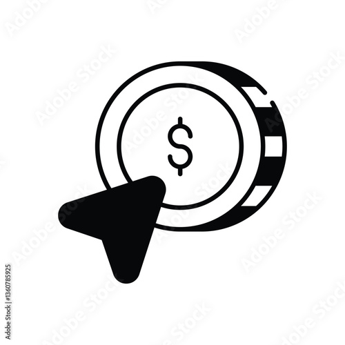 Pay Per Click Vector icon