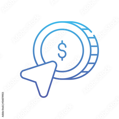 Pay Per Click Vector icon