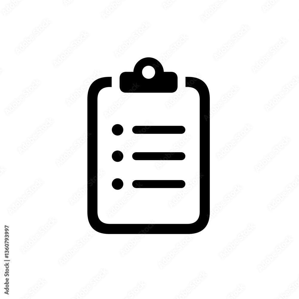 Clipboard with List
Clipboard with List