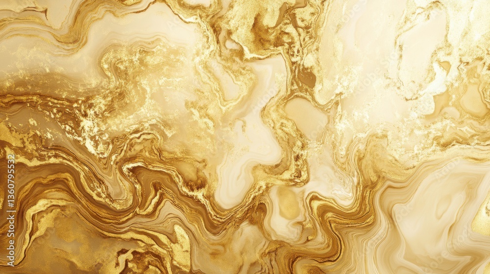Abstract golden marble texture with swirling patterns, smooth metallic veins, and rich depth. A luxurious and elegant artistic background. Abstract golden marble texture with swirling patterns, smooth metallic veins, and rich depth. A luxurious and elegant artistic background.