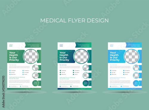 Medical flyer design health care flyer design