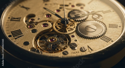 Wallpaper Mural Luxury Watch Movement Macro Photography Torontodigital.ca