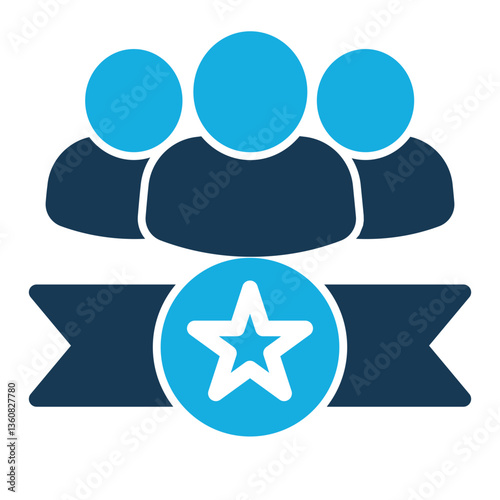Team Icon Duo Tone Style for Team Building Pack Icon Themes