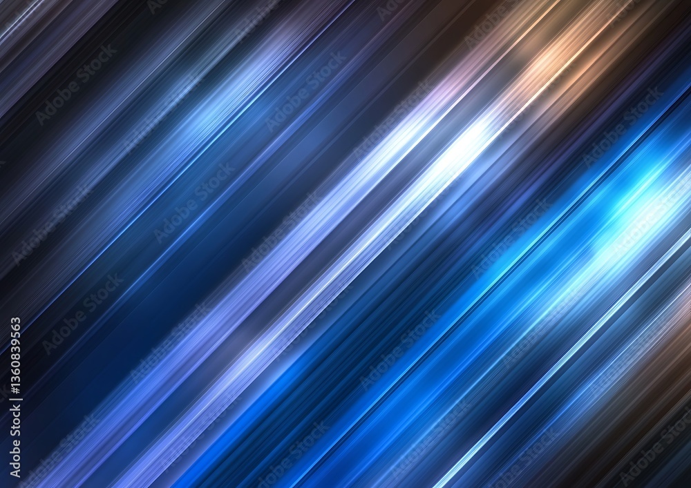 Fototapeta premium Abstract Diagonal Light Streaks.