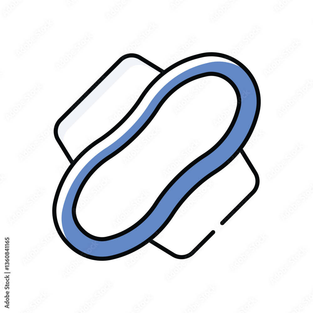 Women Pads Vector icon Women Pads Vector icon
