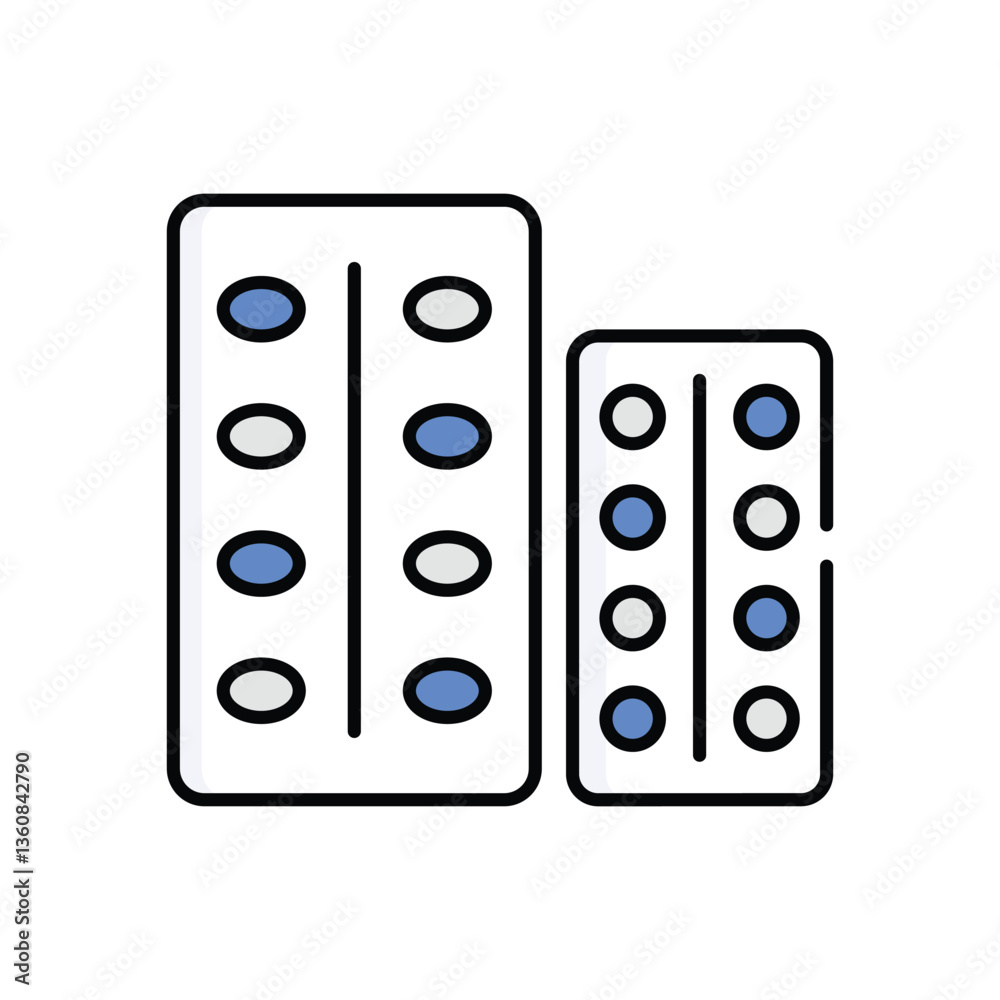 Tablet Pill Vector icon Tablet Pill Vector icon