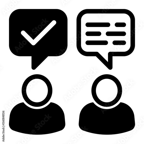 Effective Communication Icon Mixed Style for Team Building Pack Icon Themes