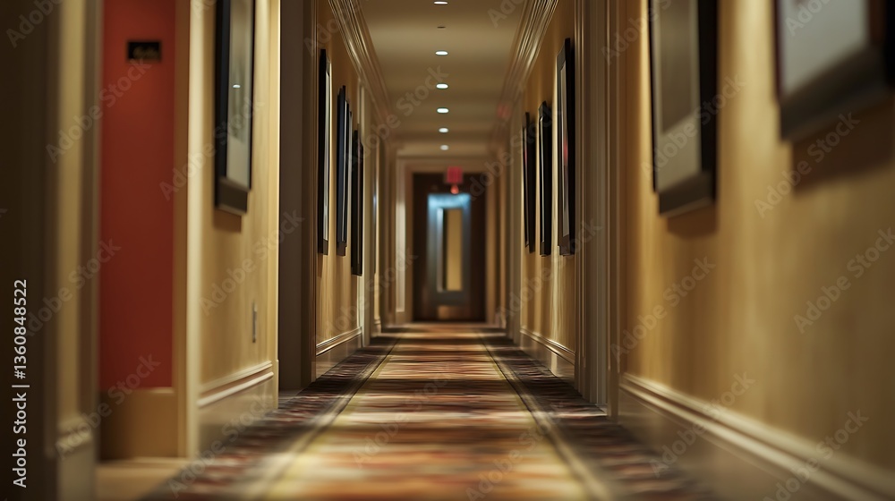 Fototapeta premium Modern Hallway with Stylish Decor