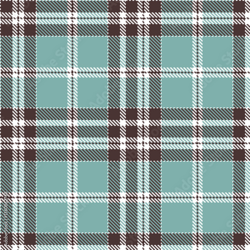 Modern Cool White Seamless Tartan Textile Design Variant 617