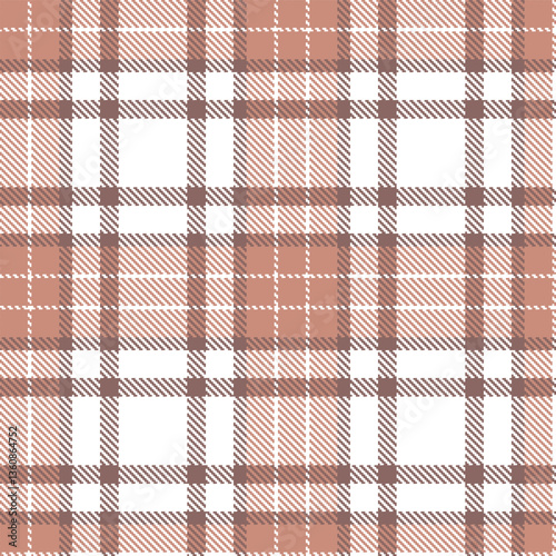 Modern Seamless Tartan in Neon White tones Textile Design Variant 1156