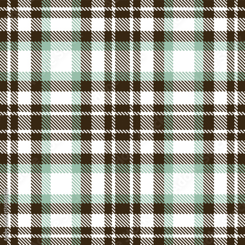 Modern Seamless Tartan in Metallic Dark Brown tones Textile Design Variant 1662