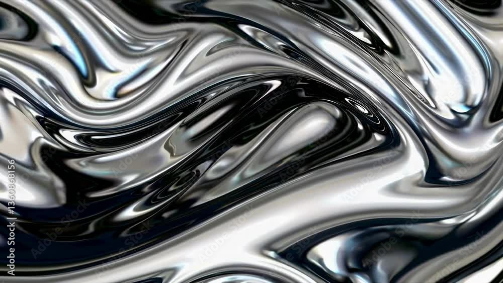 Abstract video concept with a fluid, metallic texture. The swirling patterns create a dynamic, immersive effect. Top-down camera angle. Live desktop wallpaper. Abstract video concept with a fluid, metallic texture. The swirling patterns create a dynamic, immersive effect. Top-down camera angle. Live desktop wallpaper.