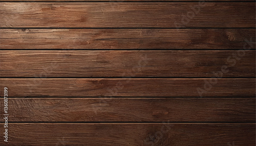 Wooden background. Wood planks texture. Old retro wooden wall surface texture. Brown wooden texture background.