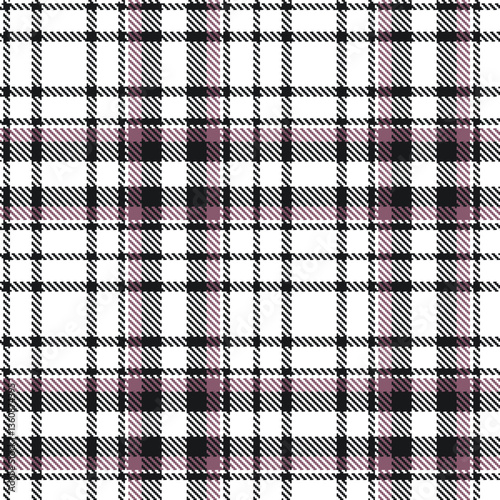 Modern Warm White Seamless Tartan Textile Design Variant 2415