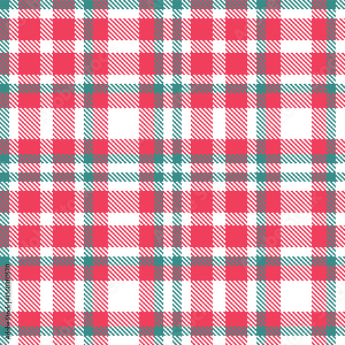 Modern Iridescent White Seamless Tartan Textile Design Variant 2555