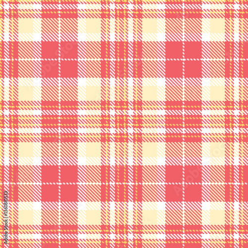 Wallpaper Mural Modern Seamless Tartan in Cool Coral Pink tones Textile Design Torontodigital.ca