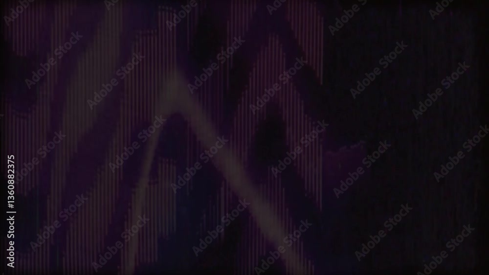 Futuristic no signal effect video. Error screen animated background ...