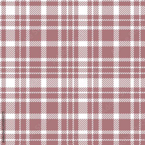 Modern Muted White Seamless Tartan Textile Design Variant 2832