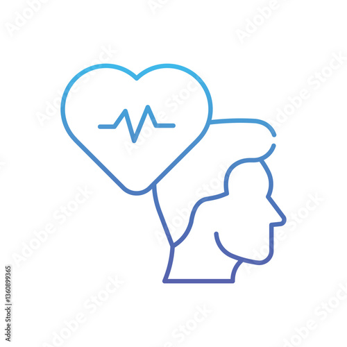Mental Disorder  Vector icon