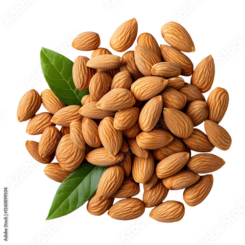California Almonds Nutritious, Delicious, Healthy, Shelled, Roasted, Snacks, Kernels, Tree Nuts, Org isolated on transparent