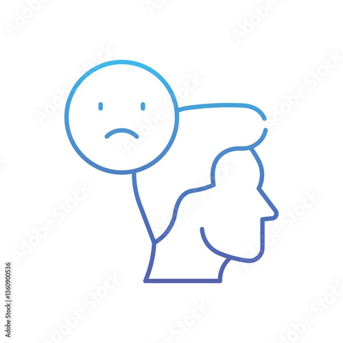 Negative Behaviou Vector icon