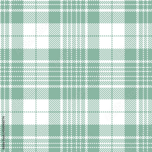 Modern Iridescent White Seamless Tartan Textile Design Variant 2955