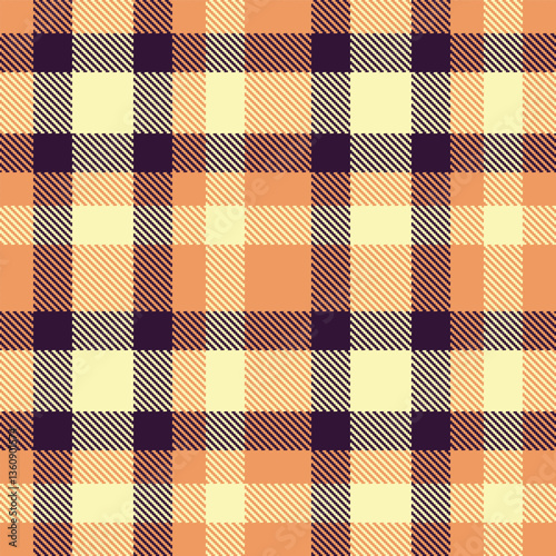 Wallpaper Mural Modern Seamless Tartan in Muted Peach tones Textile Design Torontodigital.ca