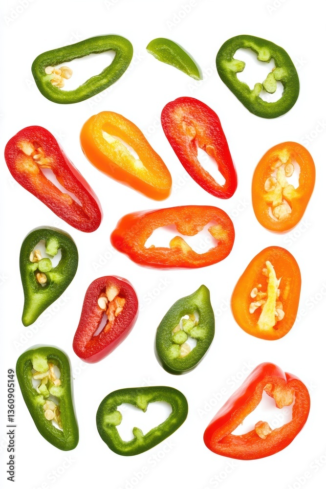 fresh organic pepper in Spring fresh organic pepper in Spring