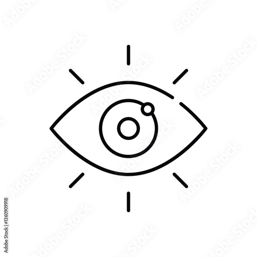 Self Awareness Vector icon