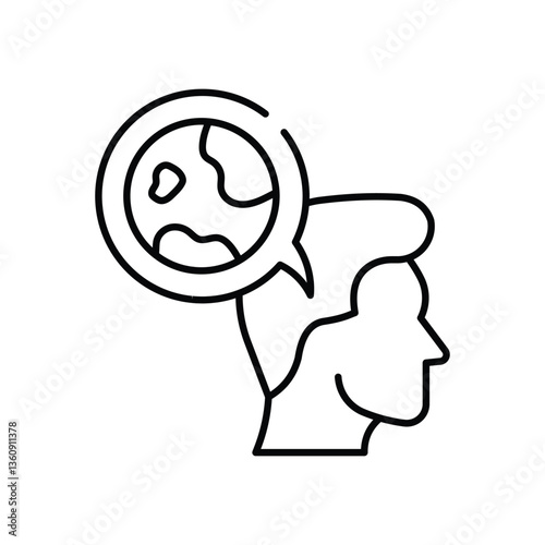 Consciousness  Vector icon