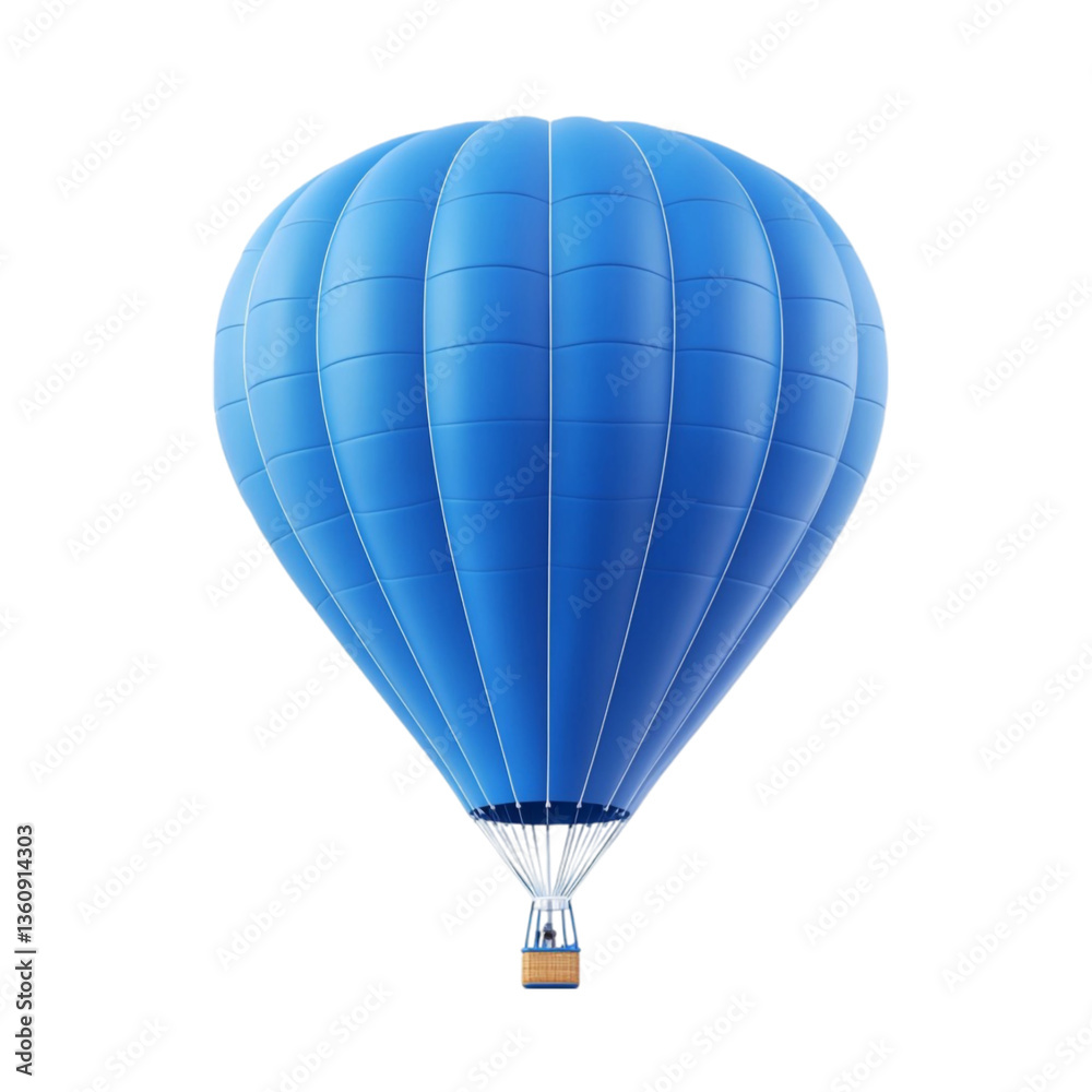 Obraz premium Blue Hot Air Balloon Flight Adventure Travel Sky