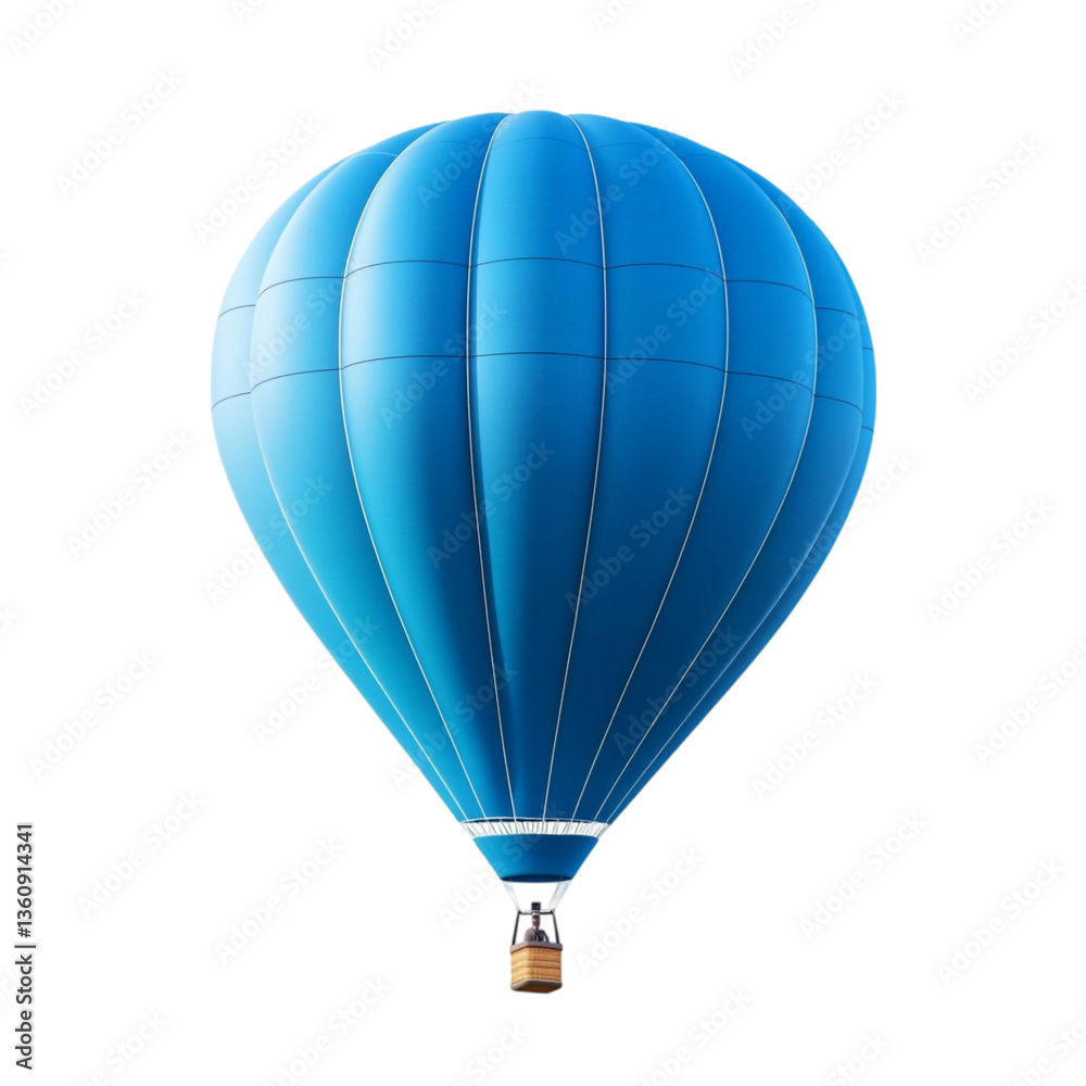 Fototapeta premium Blue Hot Air Balloon Adventure Flight Travel Sky,