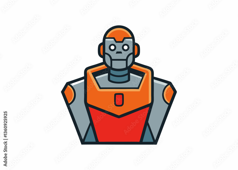 Mechanical Sentinel: A stylized, vibrant illustration of a robotic figure, symbolizing technological advancement and the future of artificial intelligence, standing with stoic resolve. Mechanical Sentinel: A stylized, vibrant illustration of a robotic figure, symbolizing technological advancement and the future of artificial intelligence, standing with stoic resolve.
