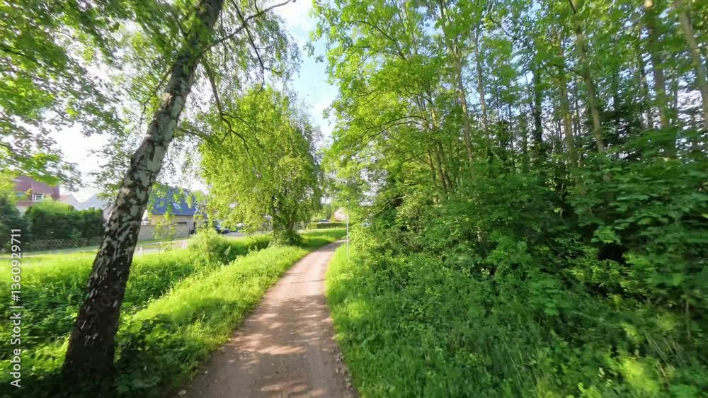 Experience a Scenic Green Pathway in Nature with Charming Houses Nearby and Beautiful Views Hannover Langenhagen Experience a Scenic Green Pathway in Nature with Charming Houses Nearby and Beautiful Views Hannover Langenhagen