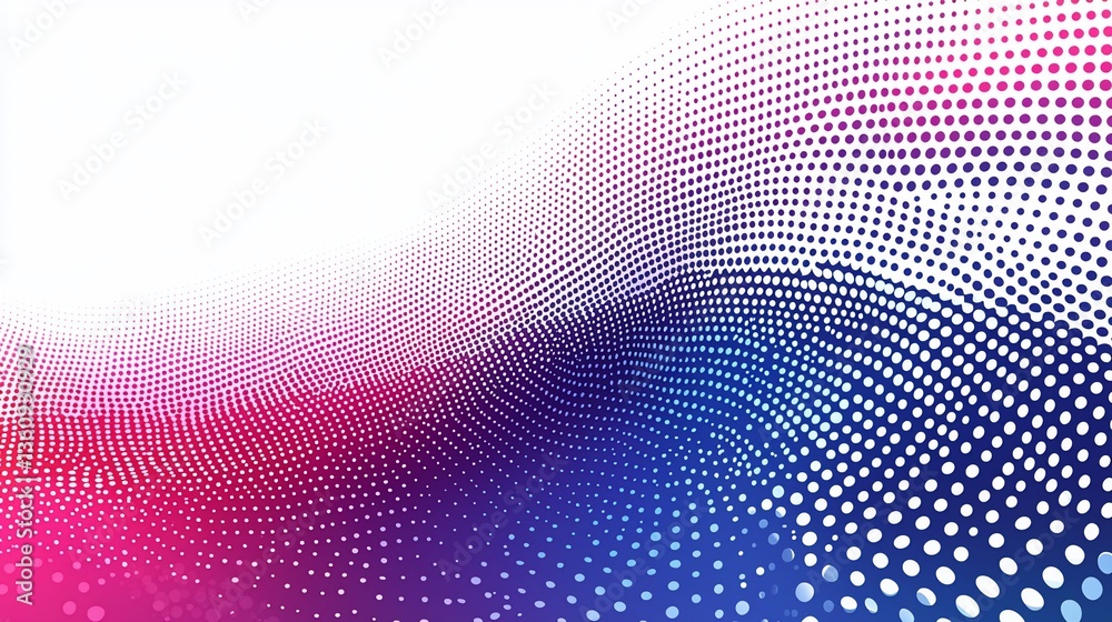 Abstract wave pattern with gradient colors and dotted texture, ideal for backgrounds
