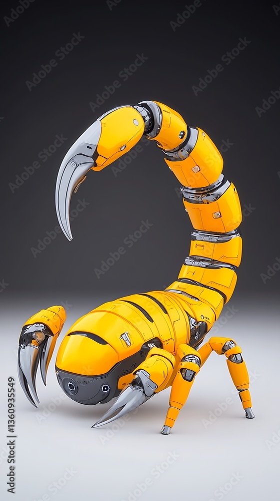 Fototapeta premium Robotic Scorpion Pose