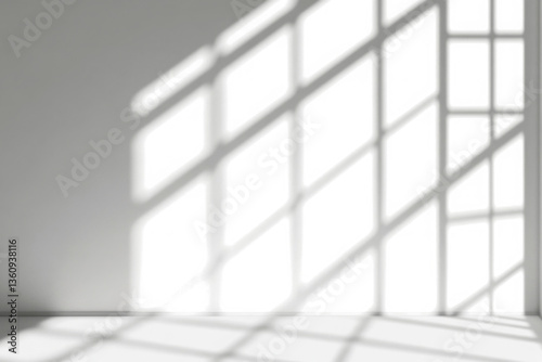 Realistic shadow from window on transparent background. Blurred shadow effect overlay. Shadow light effects. Isolated shadow for advertisements, cards, product presentation, backdrop, Design elements