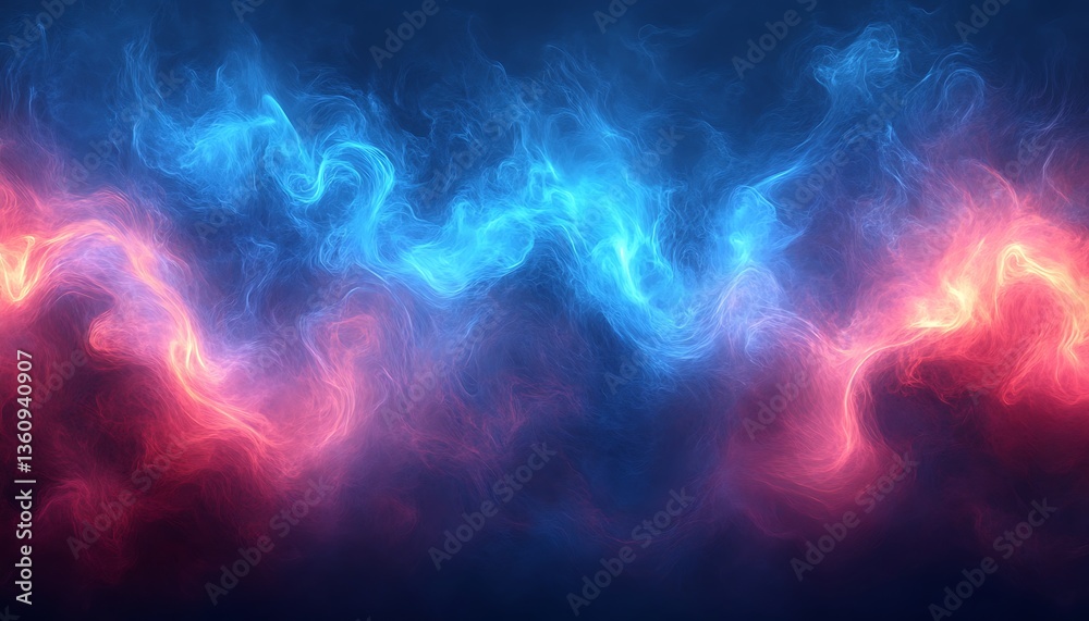 Fototapeta premium Abstract Neon Smoke.