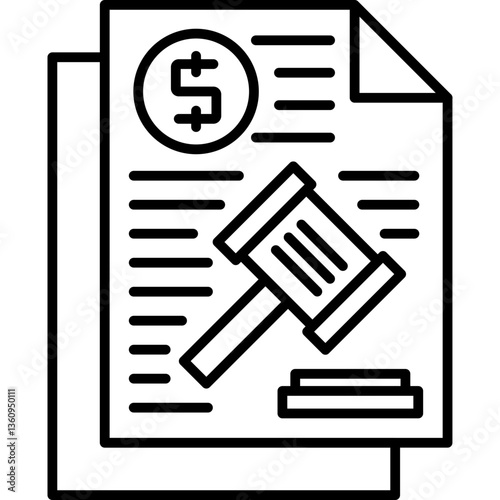 Financial Laws Icon