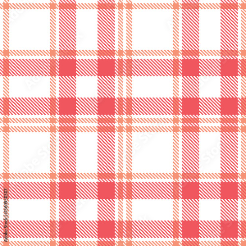 Modern Dark White Seamless Tartan Textile Design Variant 1104