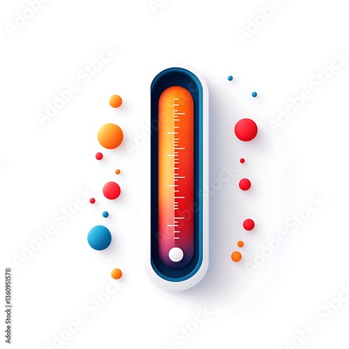 3d temperature logo design
