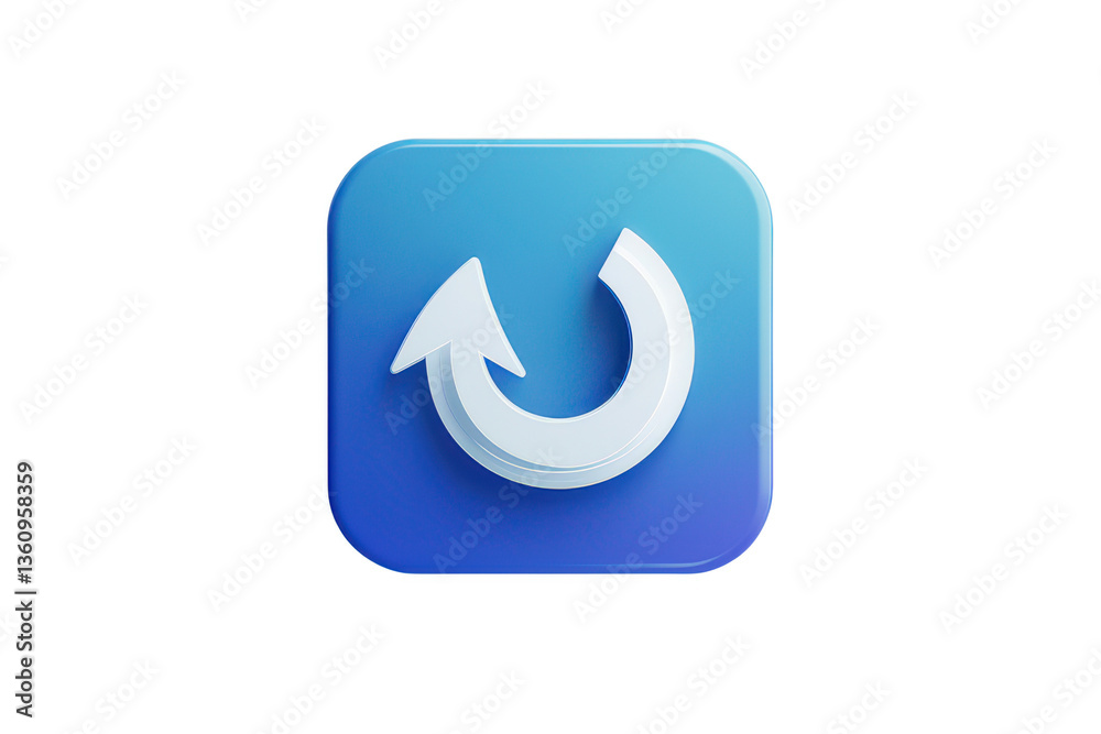 Square Blue Icon with a white Arrow Square Blue Icon with a white Arrow
